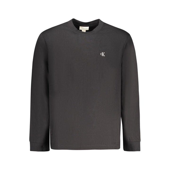 Calvin Klein Black Cotton Men T-shirt