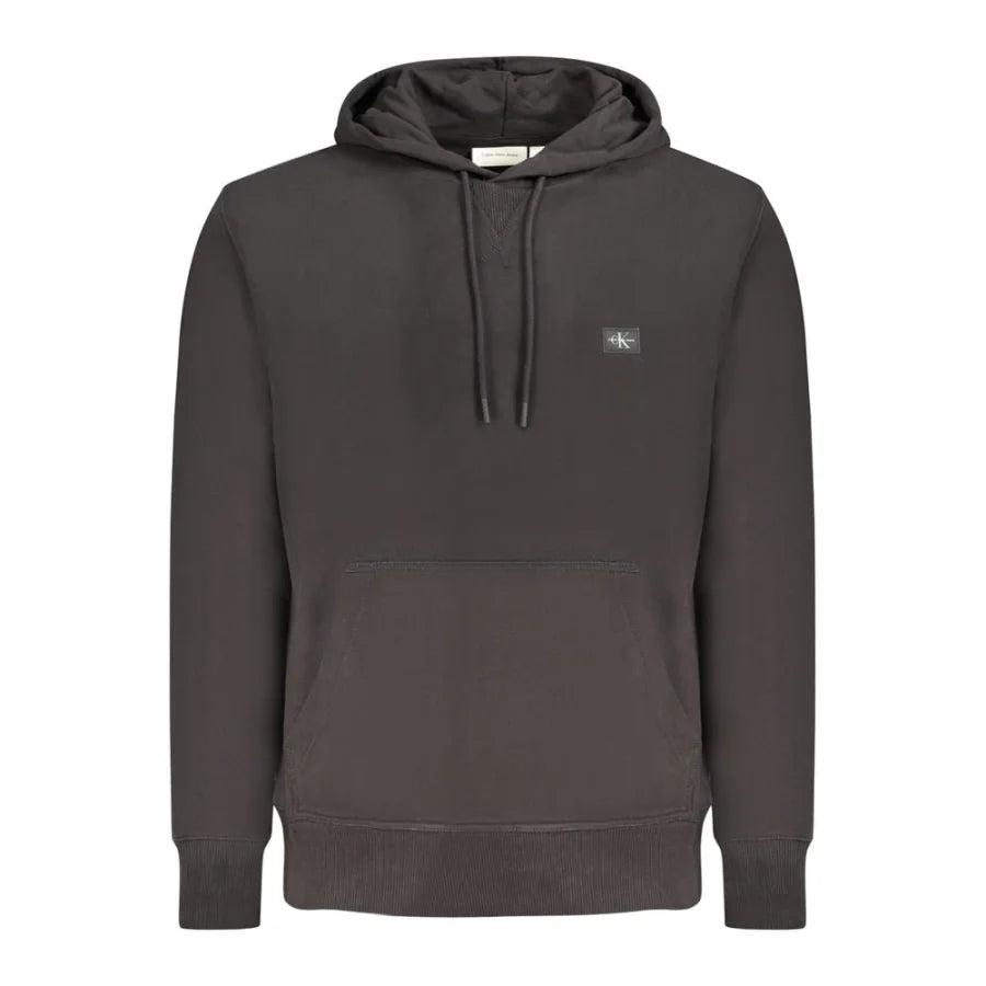 Calvin Klein Black Cotton Men’s Hoodie