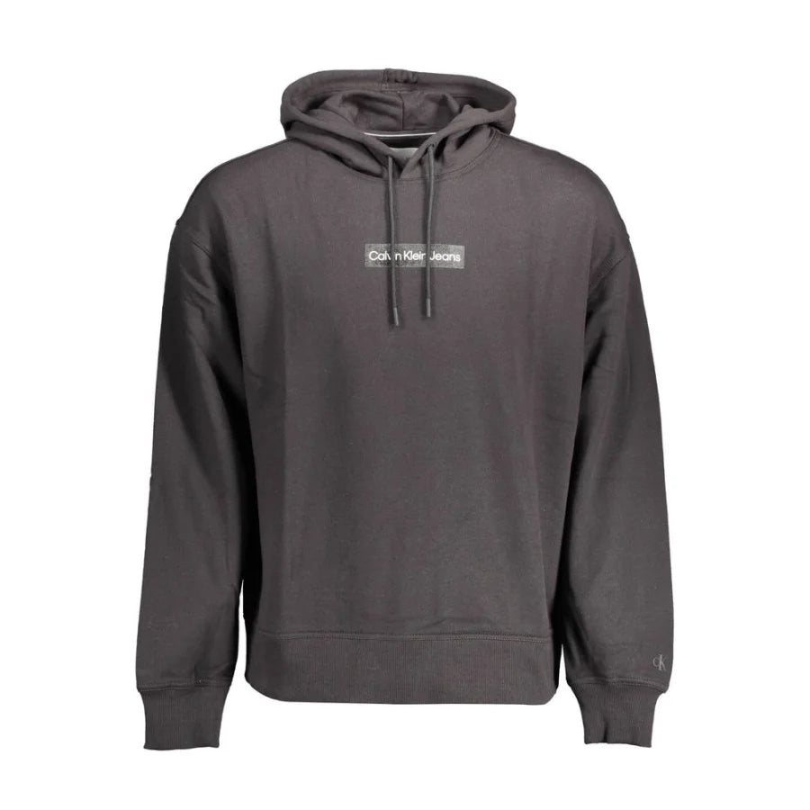 Calvin Klein Black Cotton Men’s Hoodie