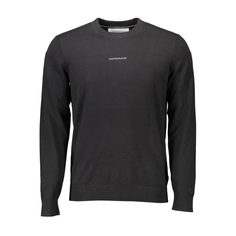 Calvin Klein Black Cotton Men’s Sweater