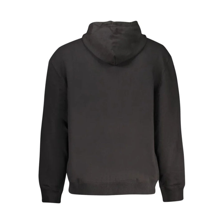 Calvin Klein Black Cotton Men’s Sweatshirt Hoodie