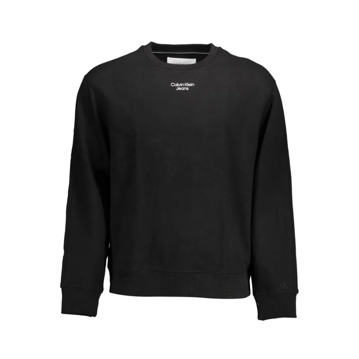 Calvin Klein Black Cotton Men’s Sweatshirt