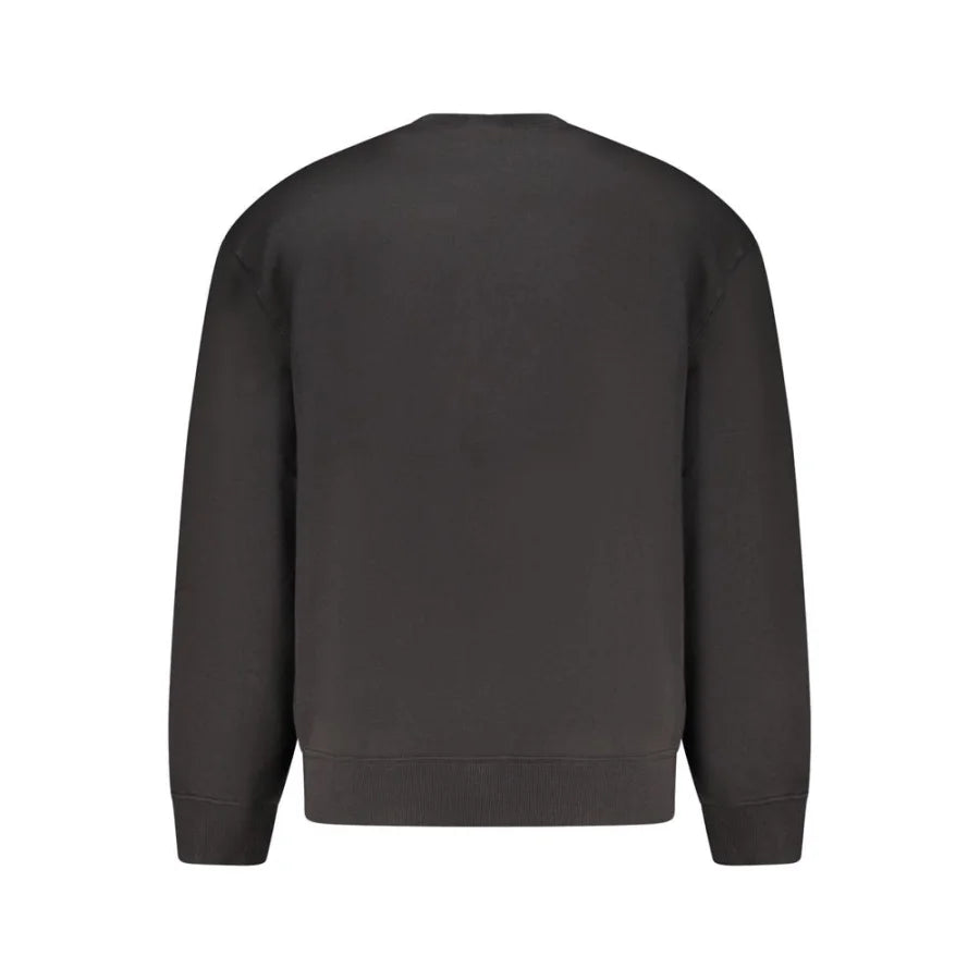 Calvin Klein Black Cotton Men’s Sweatshirt