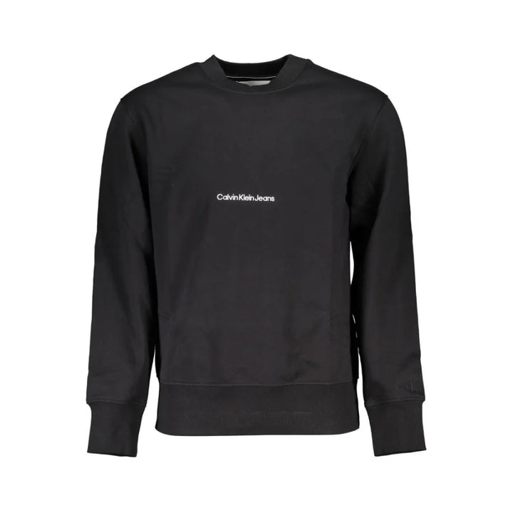 Calvin Klein Black Cotton Men’s Sweatshirt