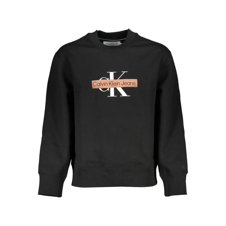 Calvin Klein Black Cotton Men’s Sweatshirt