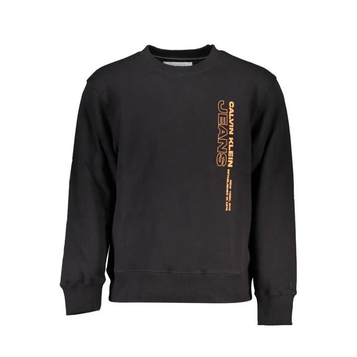 Calvin Klein Black Cotton Men’s Sweatshirt