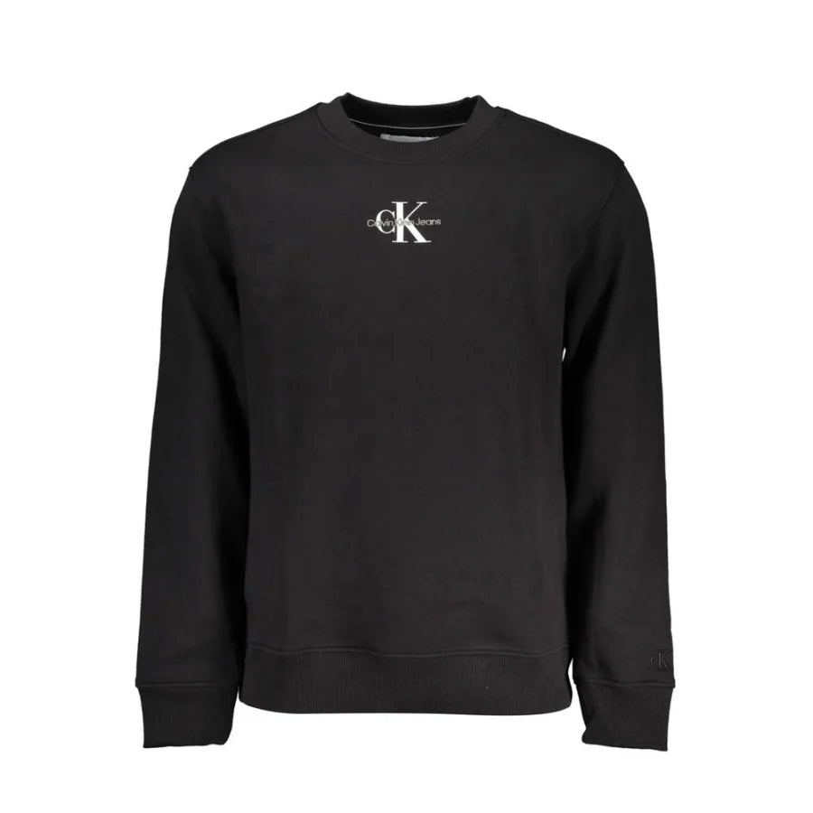 Calvin Klein Black Cotton Men’s Sweatshirt