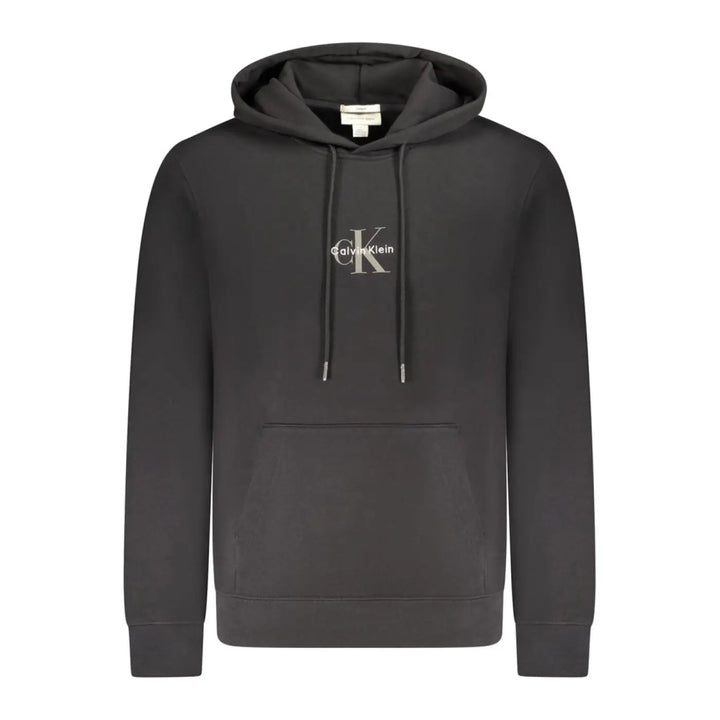 Calvin Klein Black Cotton Menswear Hoodie