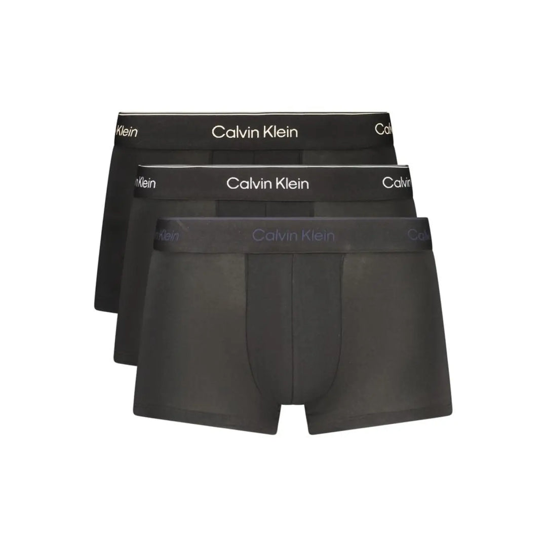 Calvin Klein Black Cotton Menswear Short