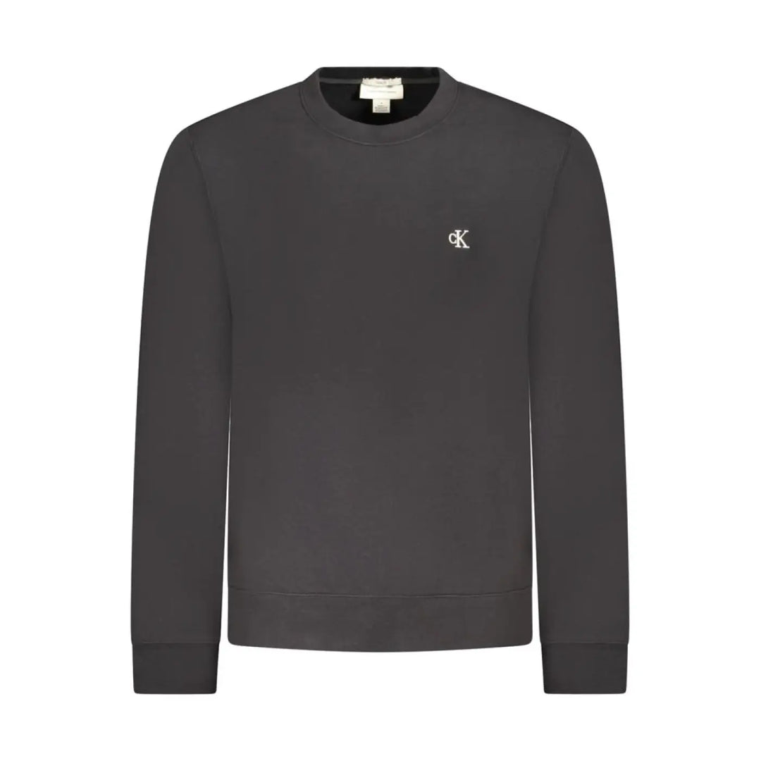 Calvin Klein Black Cotton Menswear Sweatshirt