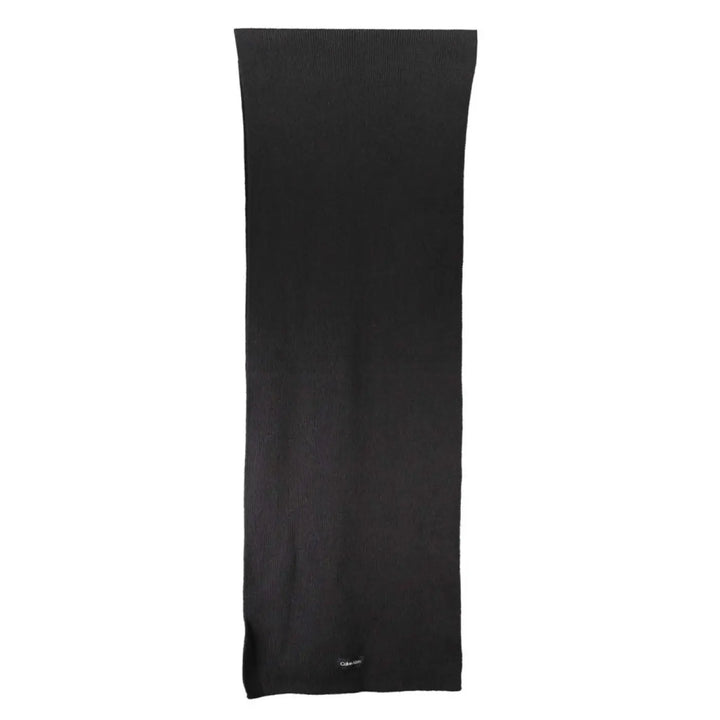 Calvin Klein Black Cotton Women Scarf