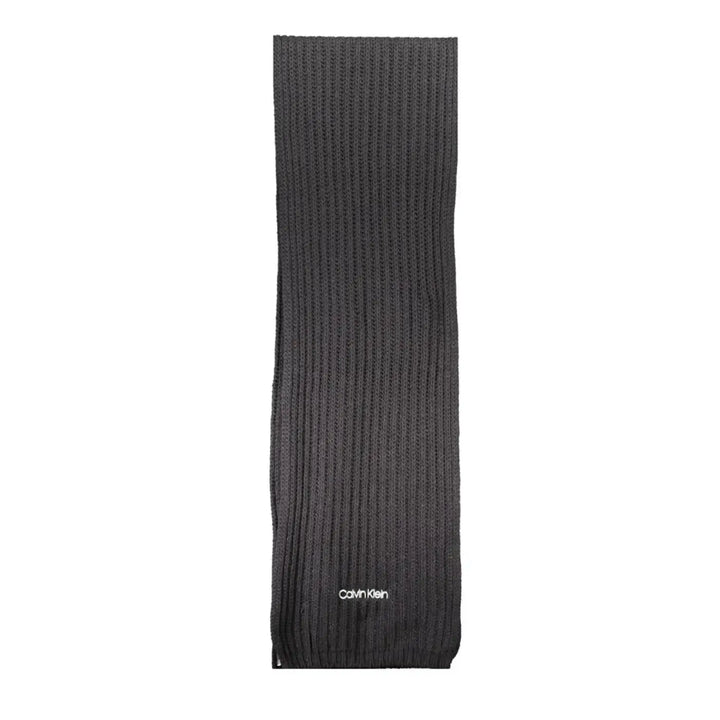 Calvin Klein Black Cotton Women Scarf