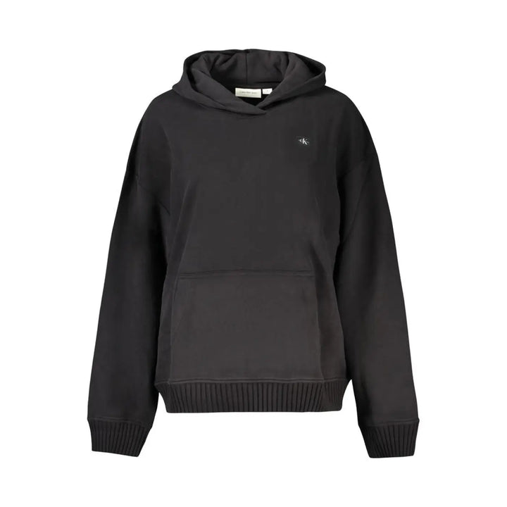 Calvin Klein Black Cotton Women Sweatshirt