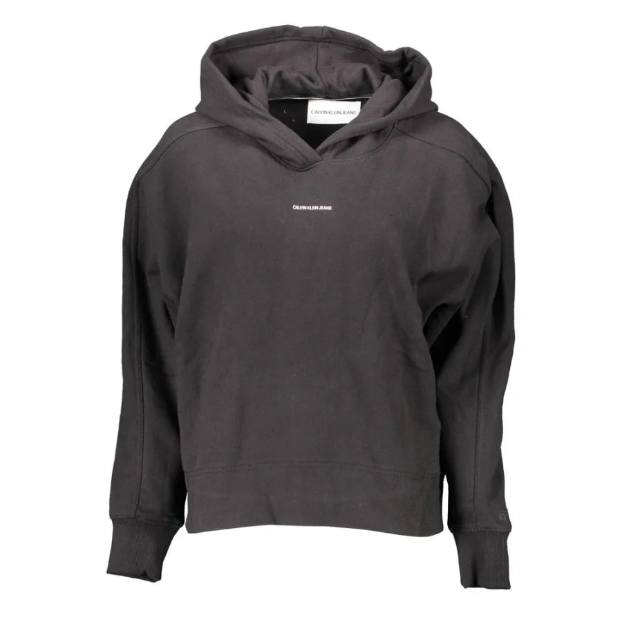 Calvin Klein Black Cotton Women’s Hoodie