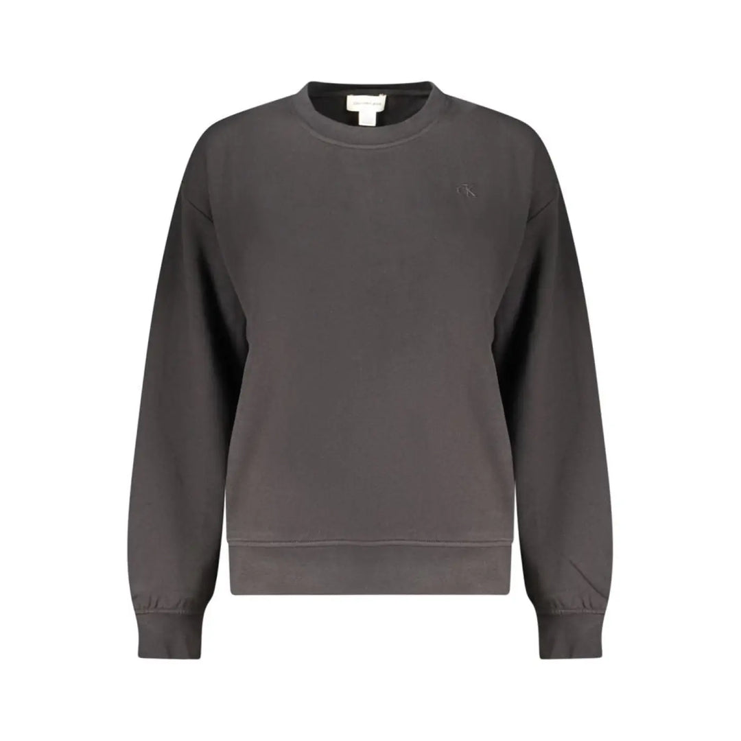 Calvin Klein Black Cotton Womens Sweatshirt