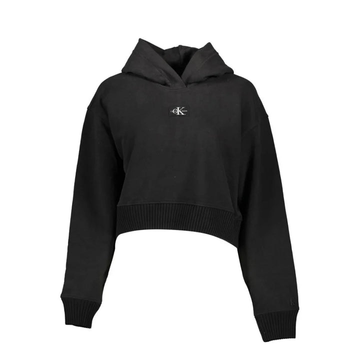 Calvin Klein Black Cotton Women’s Sweatshirt