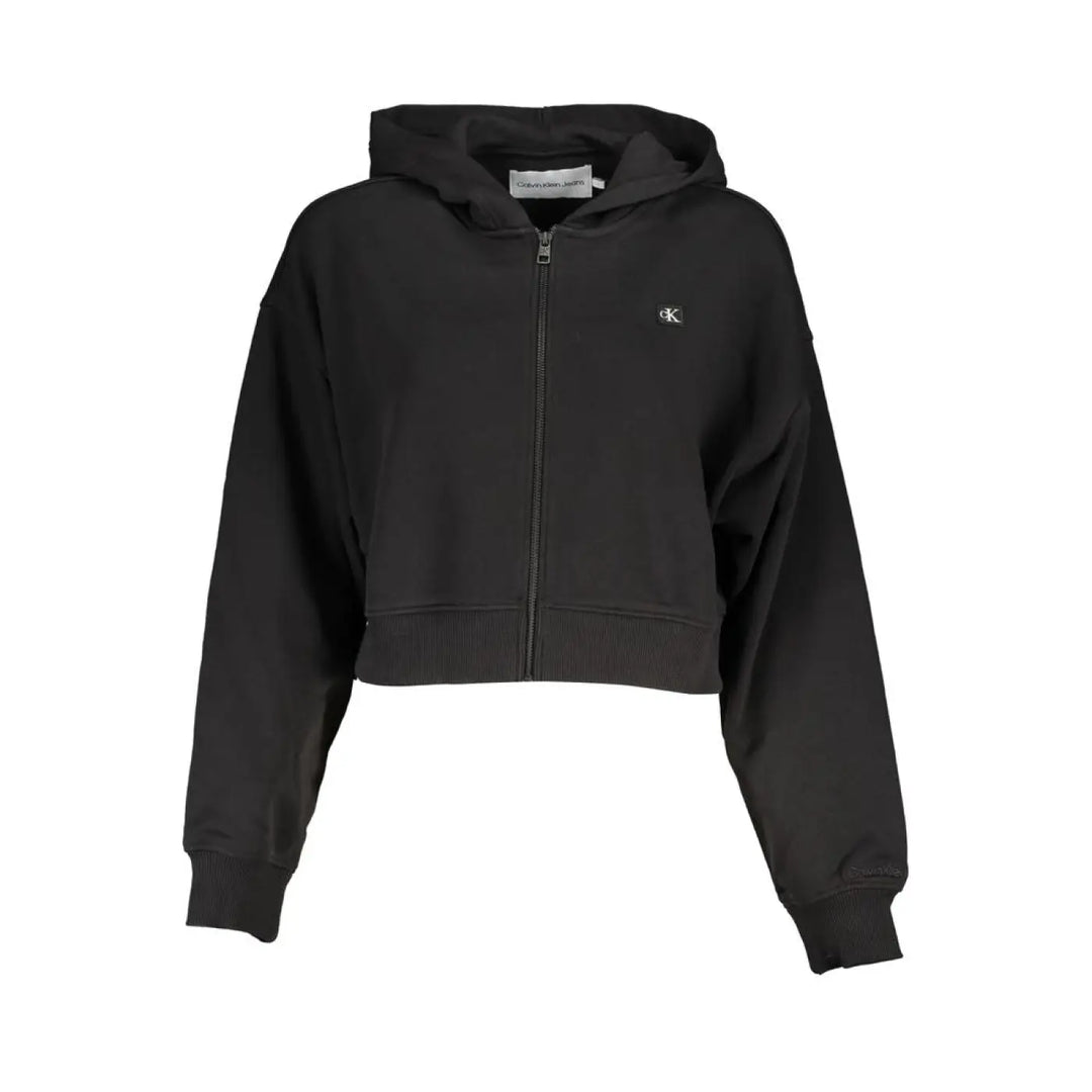 Calvin Klein Black Cotton Women’s Sweatshirt