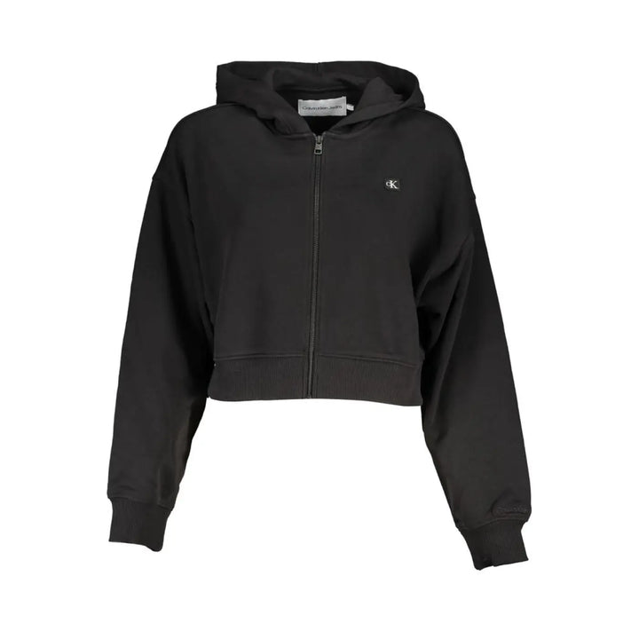 Calvin Klein Black Cotton Women’s Sweatshirt