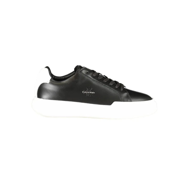Calvin Klein Black Leather Men Sneaker