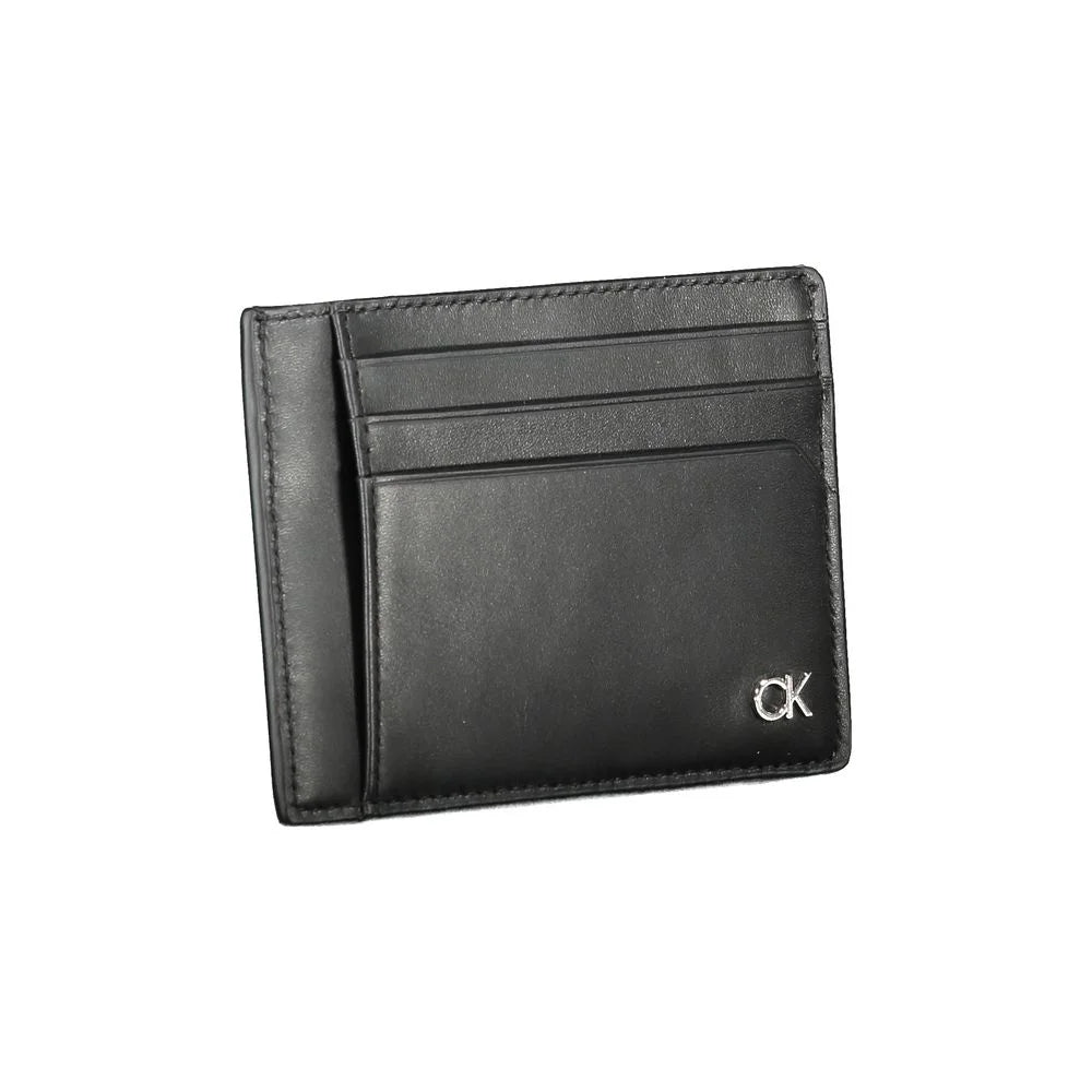 Calvin Klein Black Leather Men Wallet