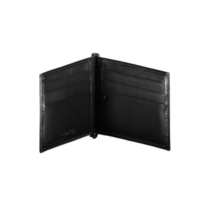 Calvin Klein Black Leather Men Wallet