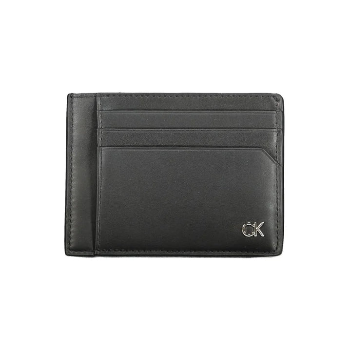 Calvin Klein Black Leather Men Wallet