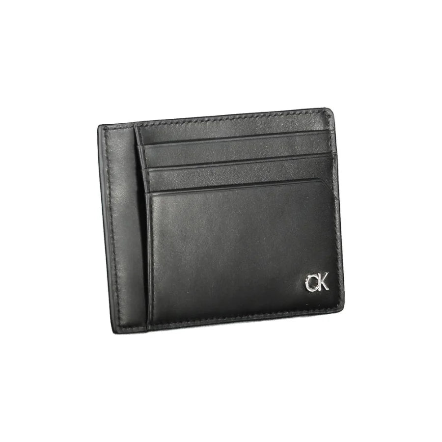 Calvin Klein Black Leather Men Wallet