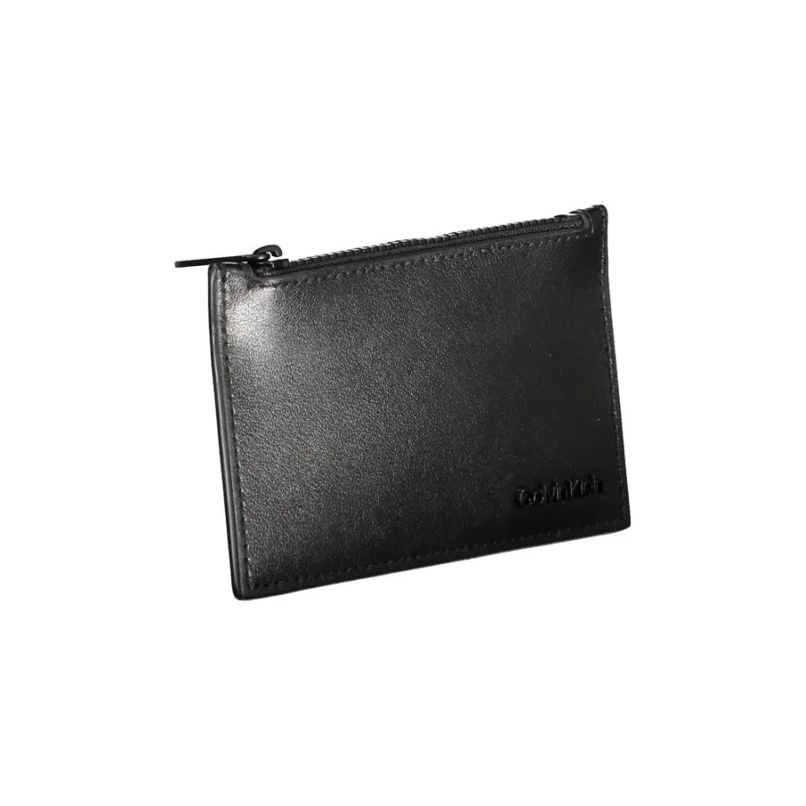 Calvin Klein Black Leather Men Wallet
