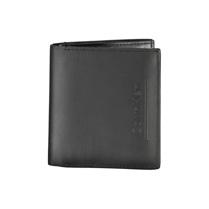 Calvin Klein Black Leather Men Wallet