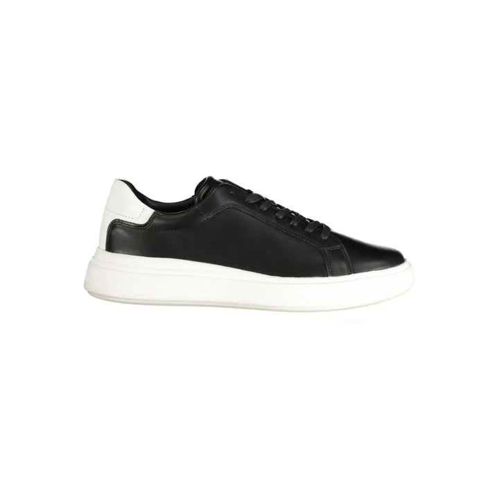 Calvin Klein Black Leather Men’s Sneaker