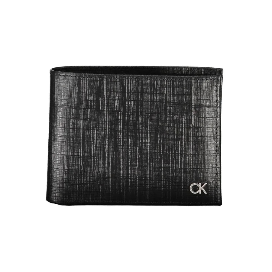 Calvin Klein Black Leather Mens Wallet