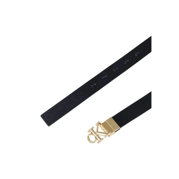 Calvin Klein Black Leather Regular Belt