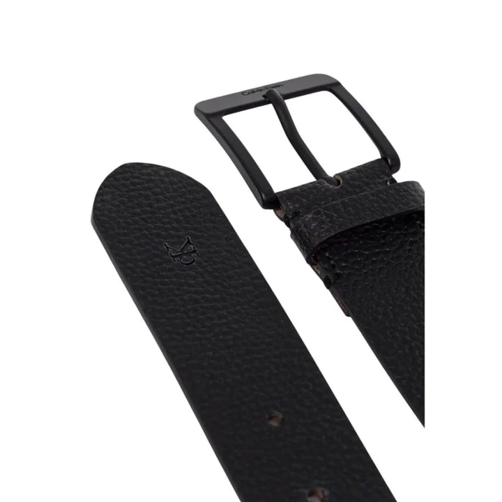 Calvin Klein Black Leather Regular Belt