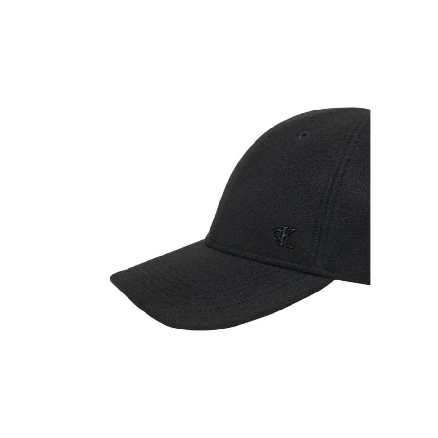 Calvin Klein Black Polyester Cap (Baseball Hat)