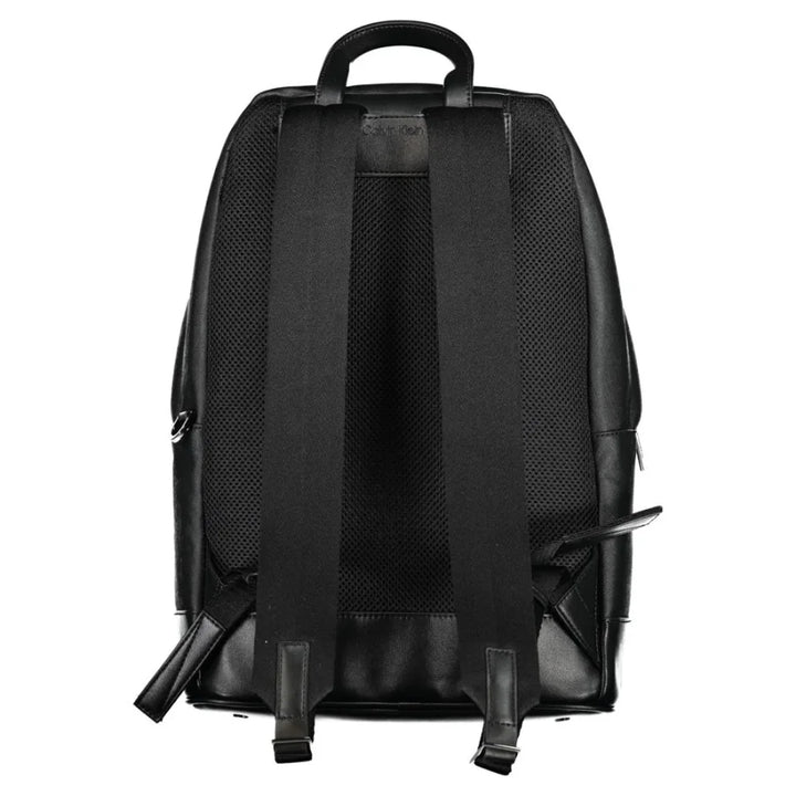 Calvin Klein Black Polyester Men Backpack