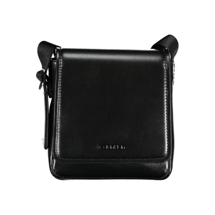 Calvin Klein Black Polyester Men Shoulder Bag