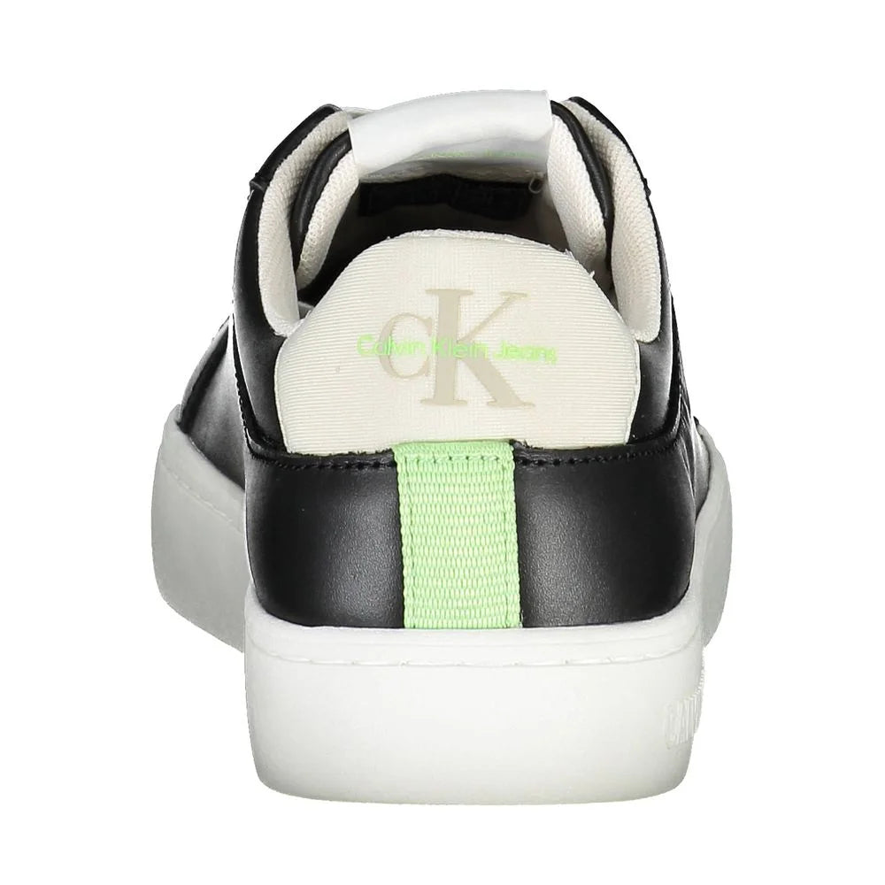 Calvin Klein Black Polyester Men Sneaker