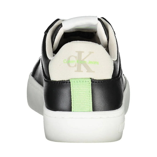 Calvin Klein Black Polyester Men Sneaker
