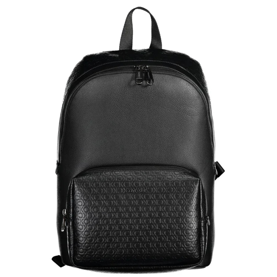 Calvin Klein Black Polyester Men’s Backpack