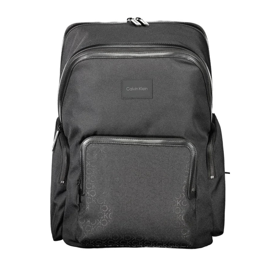 Calvin Klein Black Polyester Men’s Backpack