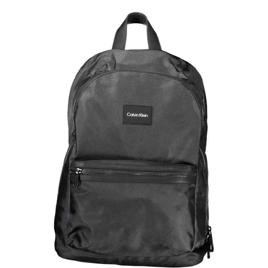 Calvin Klein Black Polyester Men’s Backpack