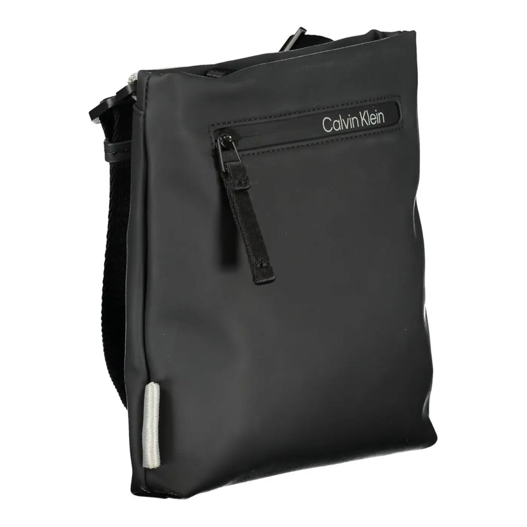 Calvin Klein Black Polyester Men’s Shoulder Bag