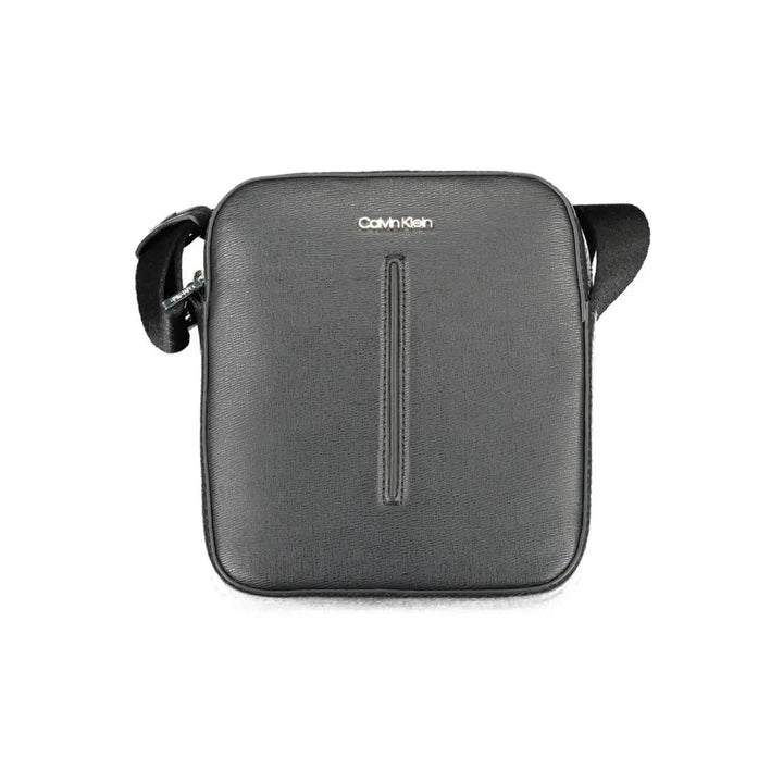 Calvin Klein Black Polyester Men’s Shoulder Bag