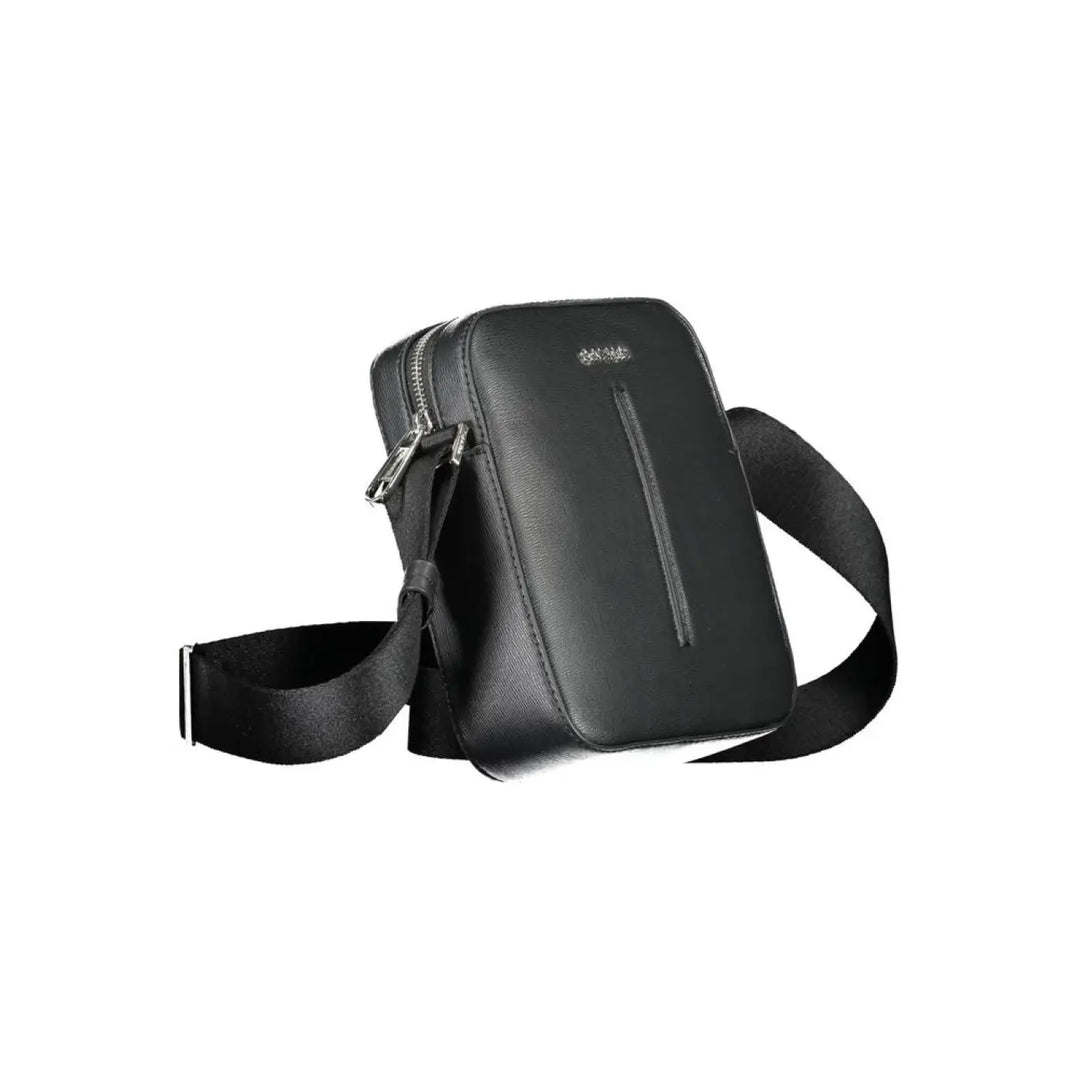Calvin Klein Black Polyester Men’s Shoulder Bag