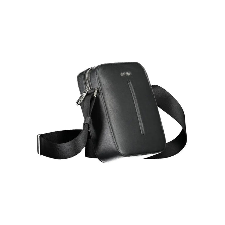 Calvin Klein Black Polyester Men’s Shoulder Bag