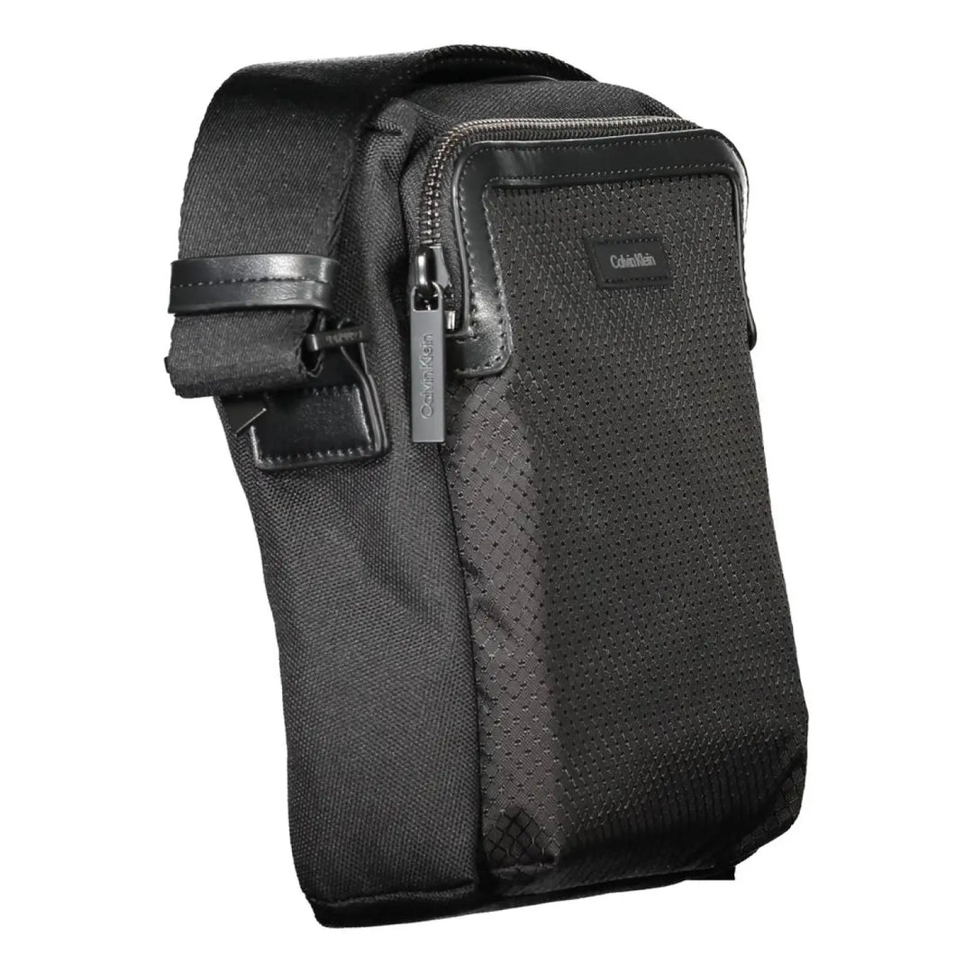 Calvin Klein Black Polyester Men’s Shoulder Bag