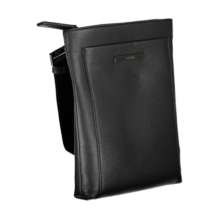 Calvin Klein Black Polyester Men’s Shoulder Bag