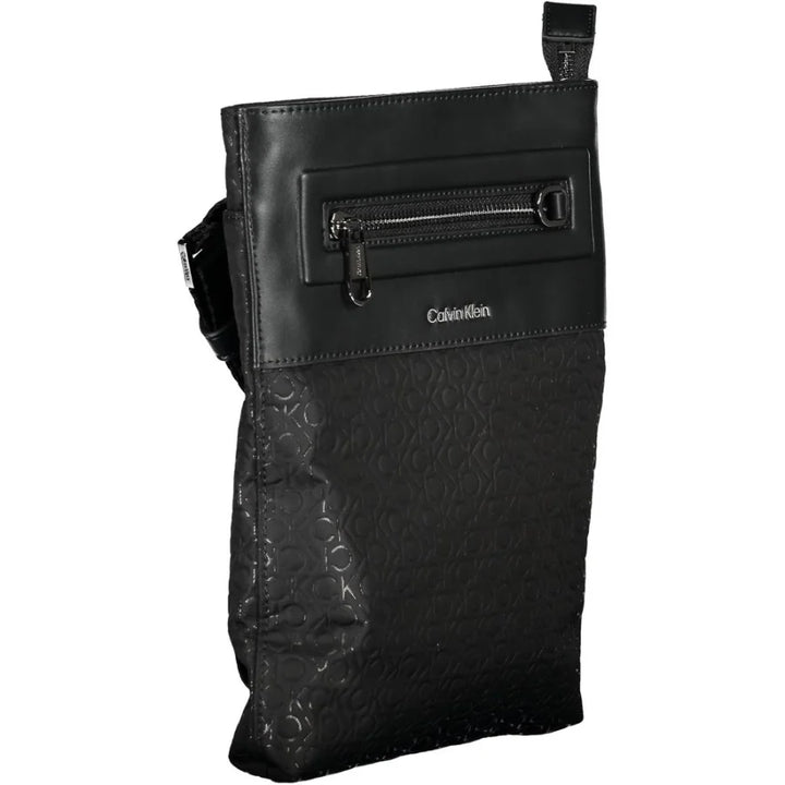 Calvin Klein Black Polyester Men’s Shoulder Bag