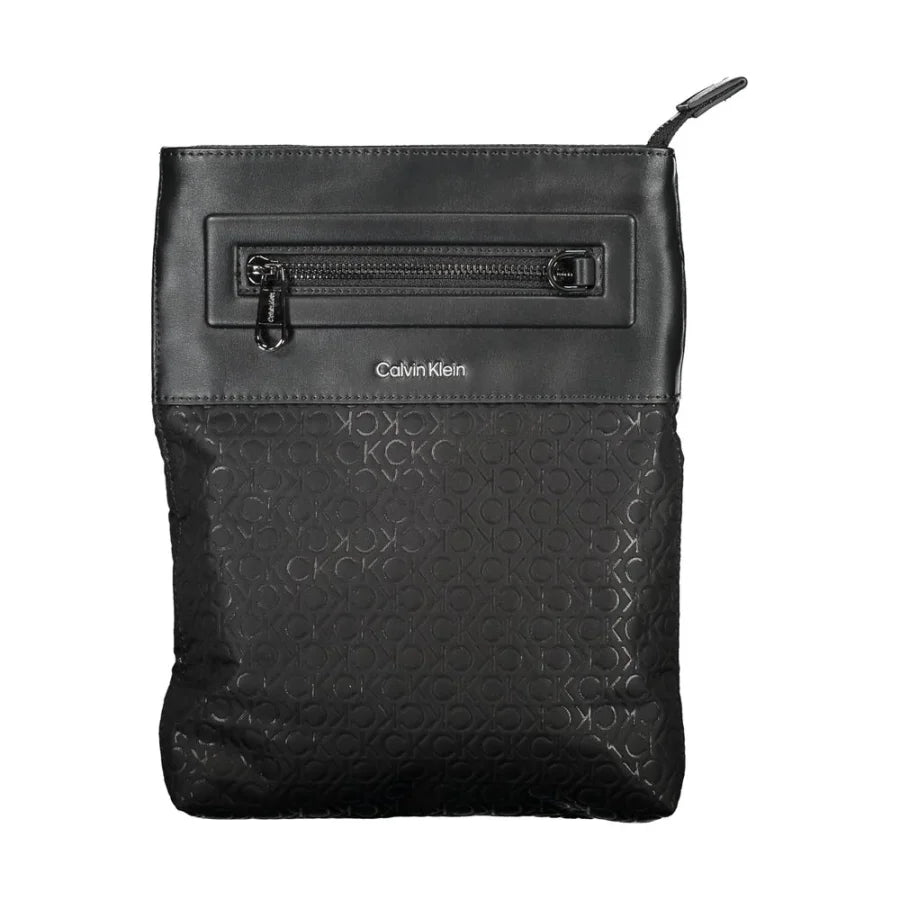 Calvin Klein Black Polyester Men’s Shoulder Bag
