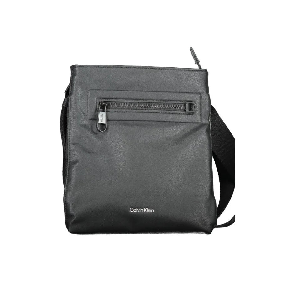 Calvin Klein Black Polyester Men’s Shoulder Bag